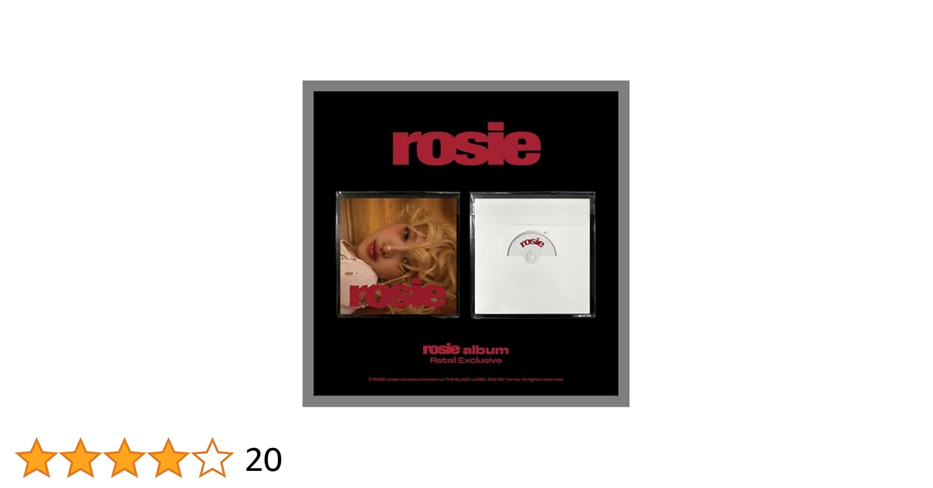 Blackpink rosie アルバム ロゼ アメリカ target 限定 Blackpink